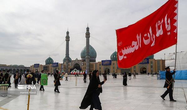 عکس مسجد جمکران در نیمه شعبان