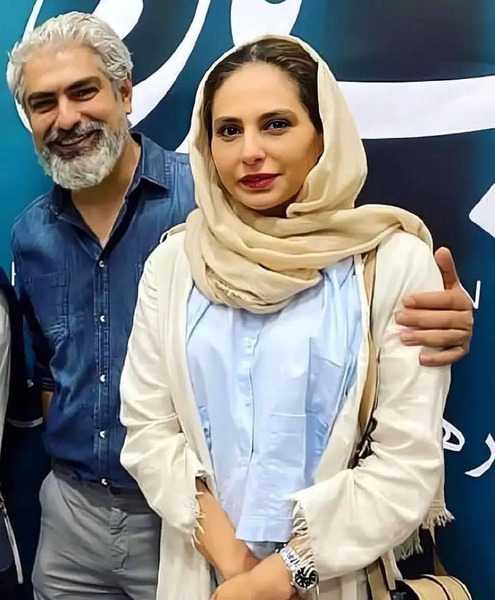 عکس همسر جدید مهدی پاکدل رعنا آزادی ور