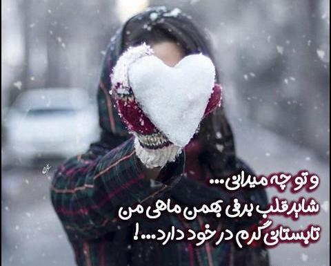 پروفایل عکس نوشته دختر بهمن ماهی