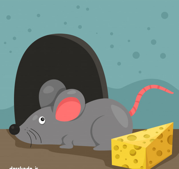 عکس نقاشی یک موش