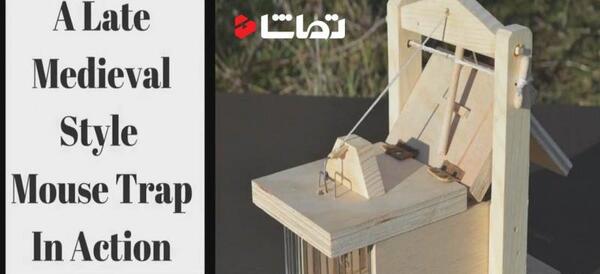 عکس تله موش چوبی