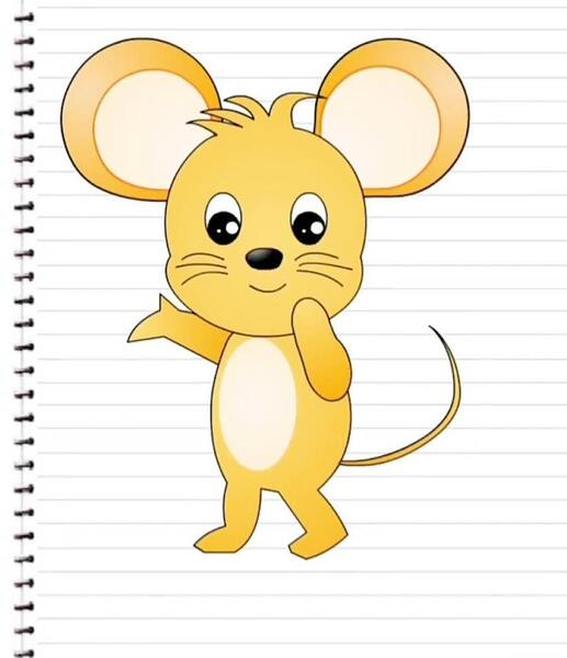 نقاشی عکس موش