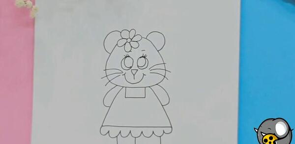 عکس موش نقاشی ساده