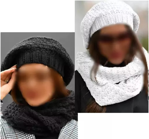 عکس کلاه زمستانی دخترانه اسپرت