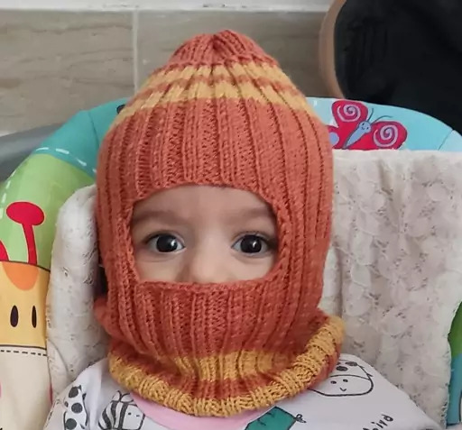 عکس کلاه زمستانی نقاب دار بچه گانه