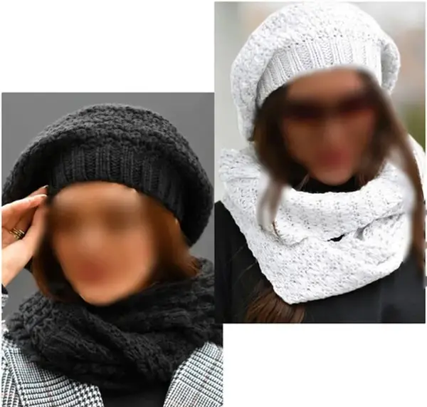 عکس ست شال و کلاه زمستانی