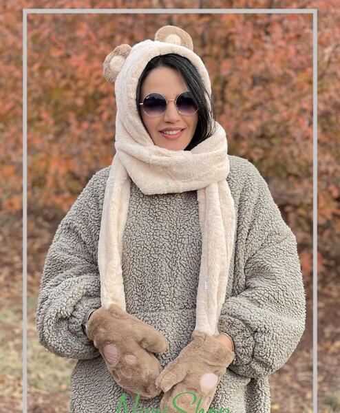 عکس ست شال و کلاه زمستانی