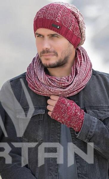 عکس کلاه و شال مردانه زمستانی