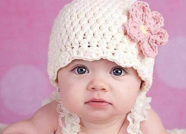 عکس کلاه زمستانی نوزاد دخترانه