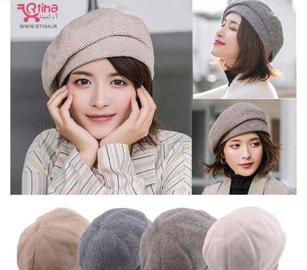 عکس کلاه کج زمستانی زنانه
