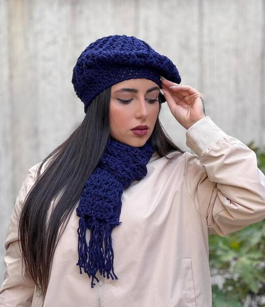 عکس کلاه زمستانی مدل فرانسوی