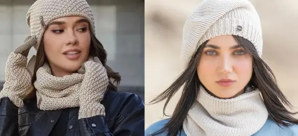 عکس کلاه و شال گردن زمستانی