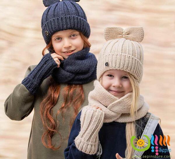 عکس مدل کلاه زمستانی دخترانه بچه گانه