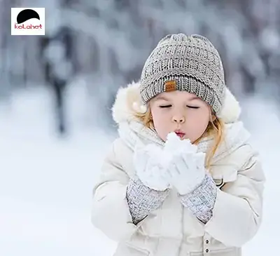 عکس مدل کلاه زمستانی دخترانه بچه گانه