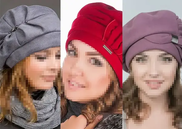 عکس اسم انواع کلاه زمستانی زنانه