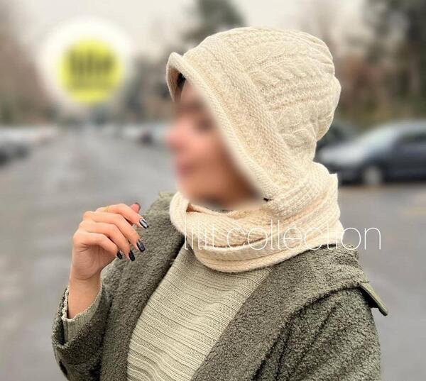 عکس مدل شال و کلاه زمستانی دخترانه جدید