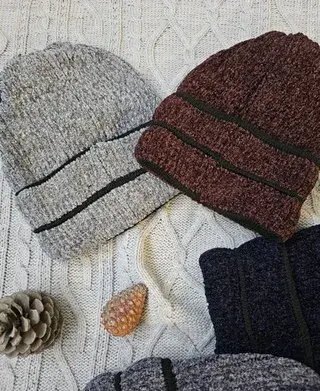 عکس کلاه زمستانی بافتنی مردانه