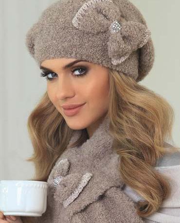 عکس کلاه زمستانی پشمی دخترانه