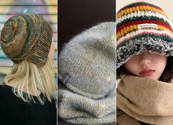 عکس کلاه زمستانی پشمی زنانه