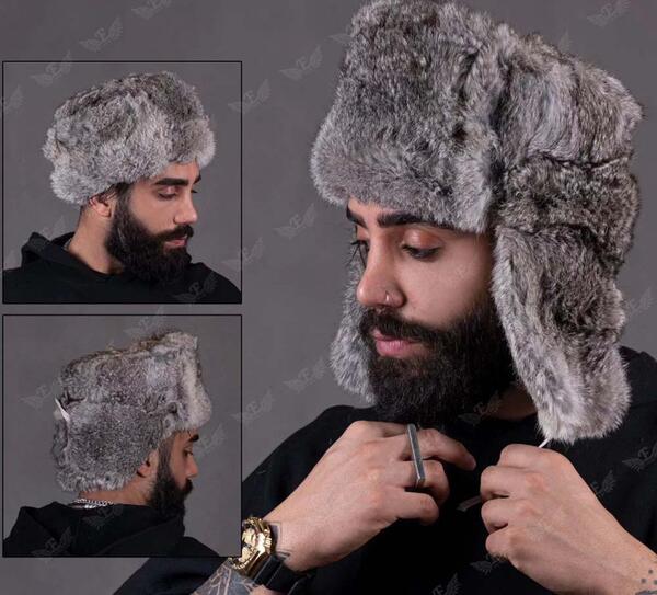 عکس کلاه پشمی بزرگ مردانه
