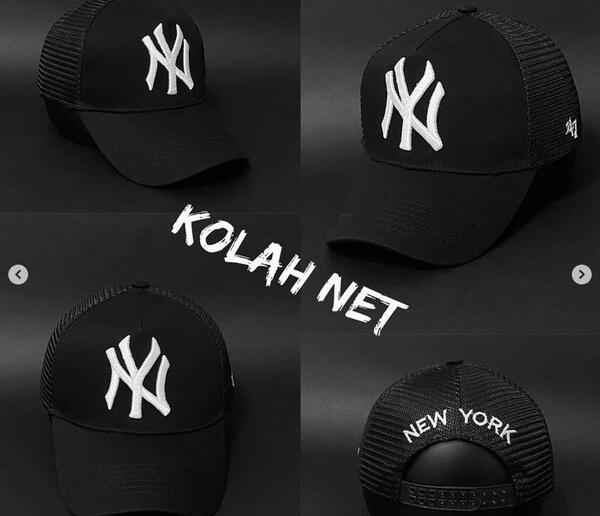 عکس کلاه پشت توری ny