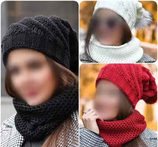 عکس کلاه شال گردن زنانه