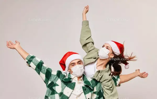 عکس با کلاه کریسمس