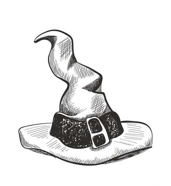 عکس نقاشی کلاه جادوگری