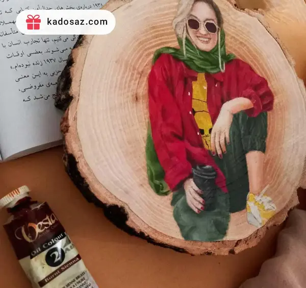 عکس ایده نقاشی رو چوب