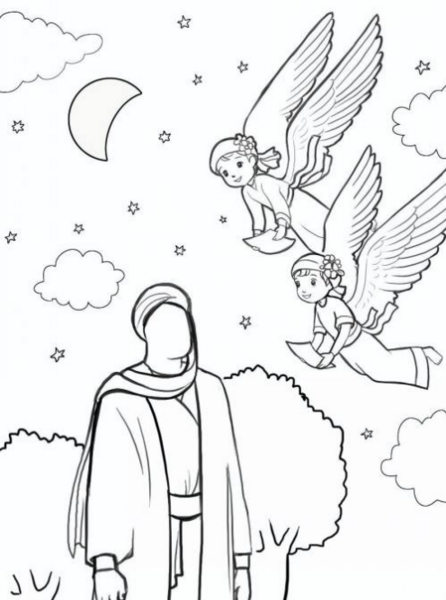 عکس نقاشی ساده امام علی