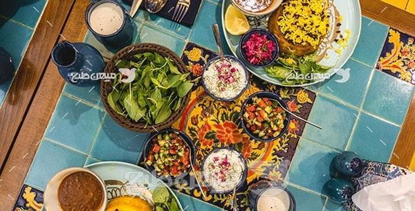 عکس غذای رستوران سنتی