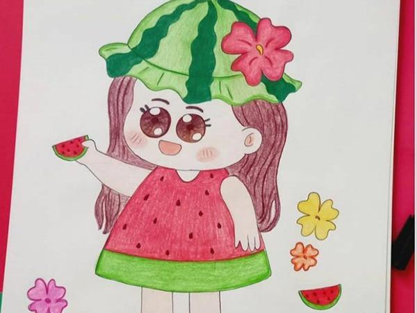عکس نقاشی ساده برای شب یلدا کلاس چهارم