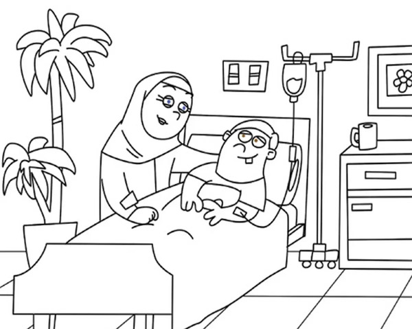 عکس نقاشی ساده ولادت حضرت زینب
