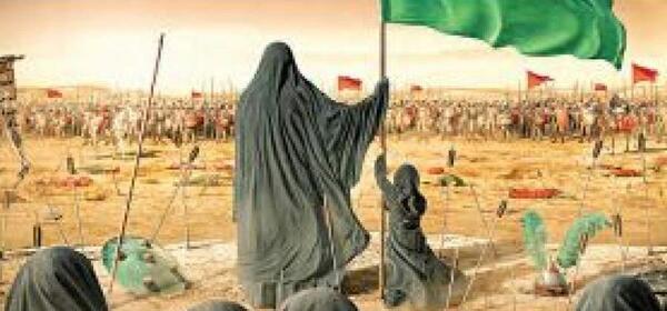 عکس نقاشی ساده برای حضرت زینب