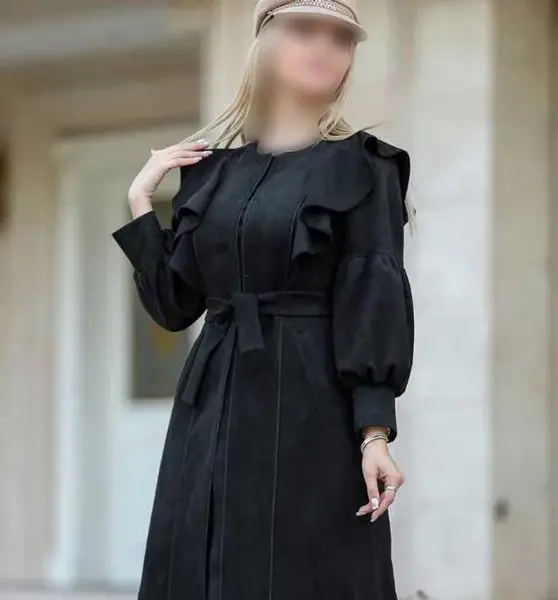 عکس پالتو با پارچه سوییت