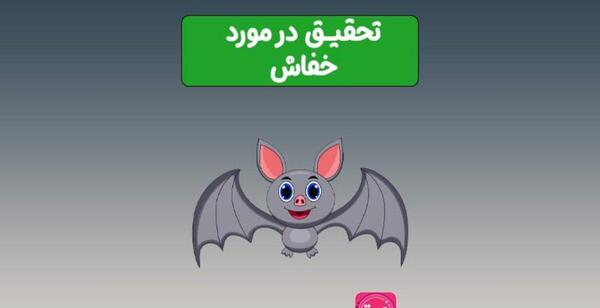 عکس نقاشی ساده خفاش برای کلاس دوم