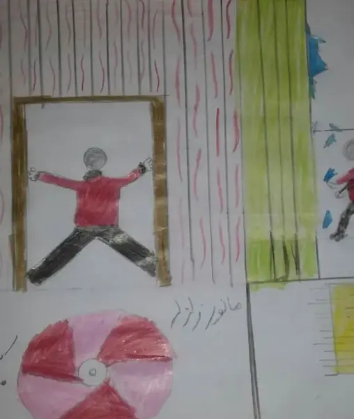 عکس نقاشی ساده درمورد زلزله
