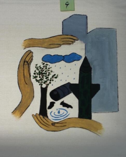 عکس نقاشی ساده درمورد زلزله