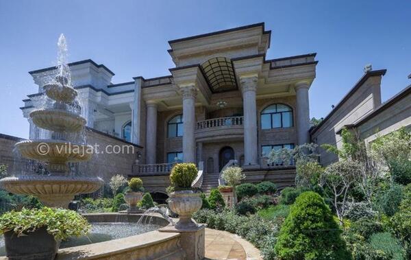 عکس ویلای بزرگ استخردار