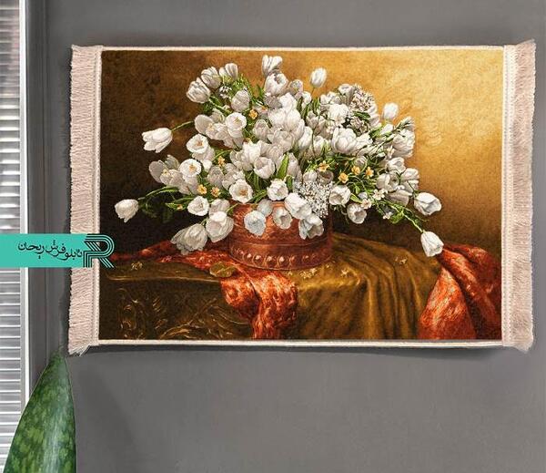 عکس نقاشی ساده سبد گل