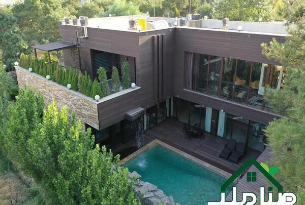 عکس باغ ویلا مدرن