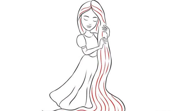 عکس نقاشی ساده از شانه
