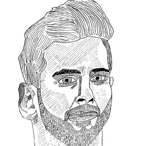 عکس نقاشی ساده فوتبال مسی