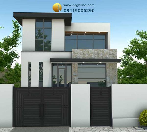 عکس درب حیاط ویلایی