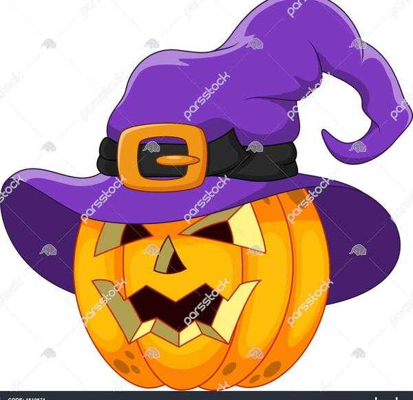 عکس نقاشی ساده کدو هالووین
