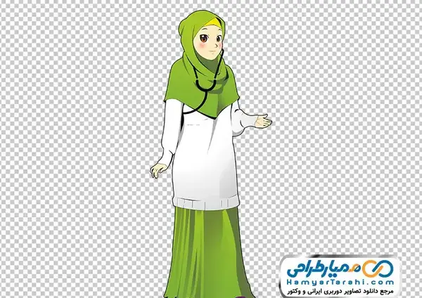 عکس نقاشی دخترانه دکتری