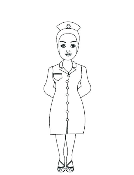 عکس نقاشی دکتر دخترانه زیبا