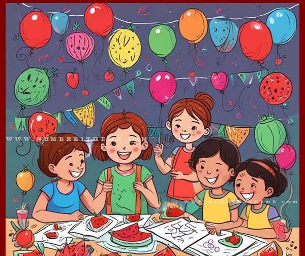عکس نقاشی دخترانه واسه شب یلدا