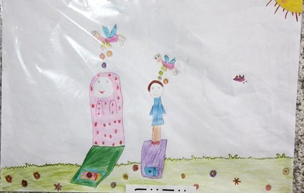 عکس نقاشی دخترانه کلاس دوم آسان