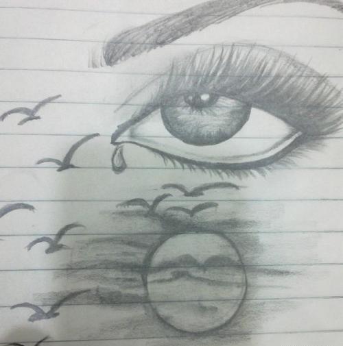 عکس نقاشی دخترانه لاتی خفن
